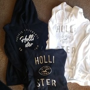 3 Hollister Hoodies